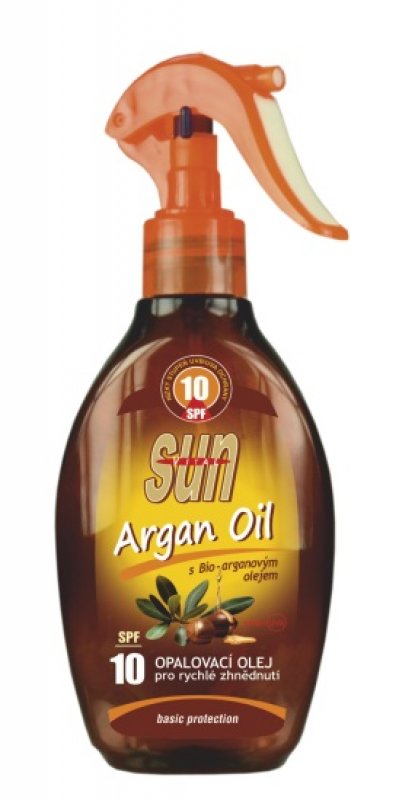 Opalovací olej s arganovým olejem OF 10