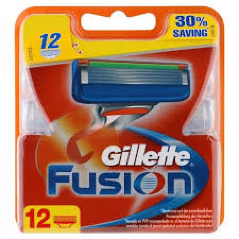 Gillette Fusion 12 ks- náhradní hlavice