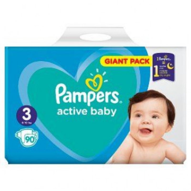 Pampers Giantpack Midi (90ks/fol)