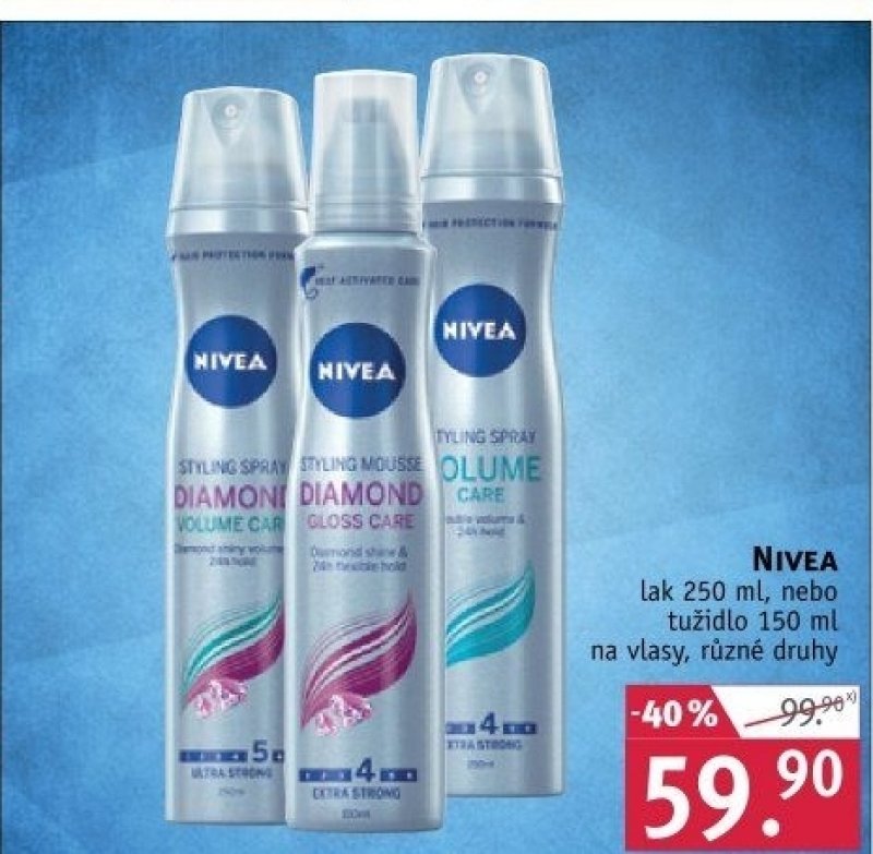 Nivea   Laky na vlasy od