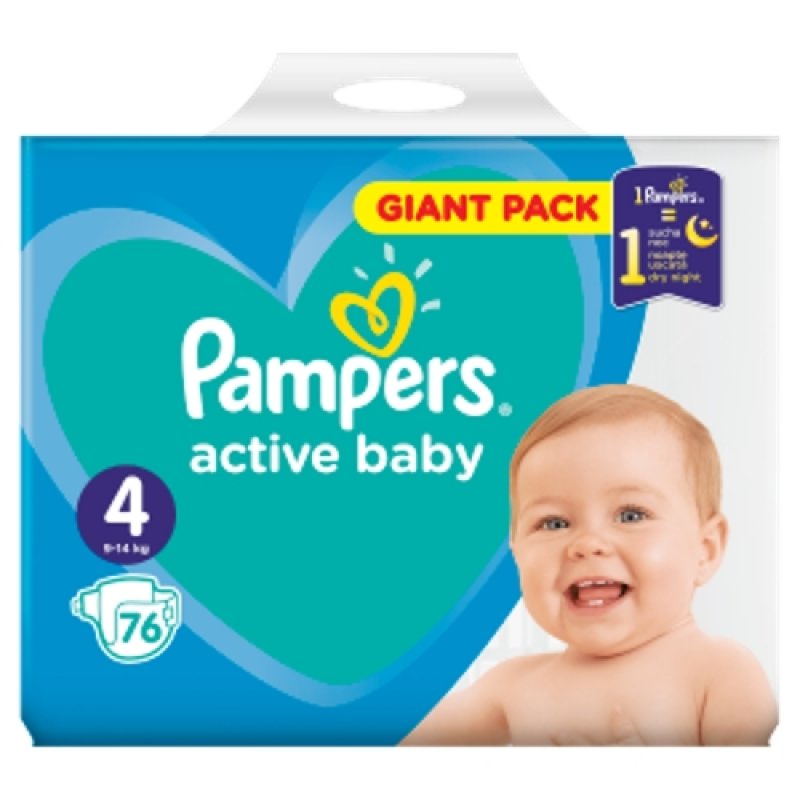 Pampers Giantpack Maxi (76ks/fol)