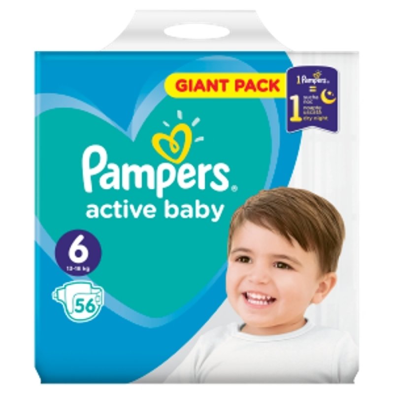 Pampers Giantpack Extra Large (56ks/fol)