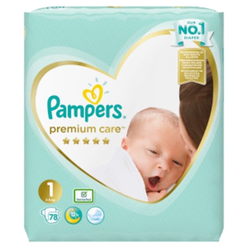 Pampers premium care 2-5kg  78 ks