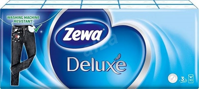 ZEWA Deluxe  (10x10 ks) 3 vrstvé