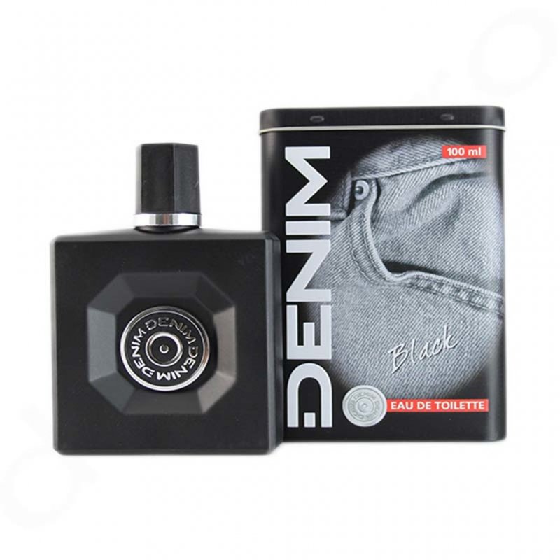 DENIM BLACK Eau de Toilette for men 100 ml Metal Boxed