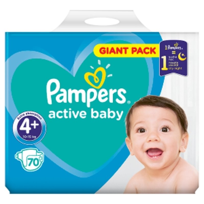 Pampers Giantpack Maxi Plus (70ks/fol)