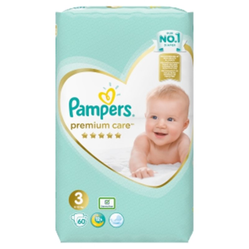 PAMPERS Premium Care Midi (60ks/fol)