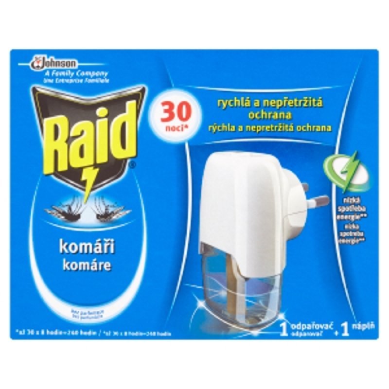 Raid el.Strojek tekutý 30nocí 21ml