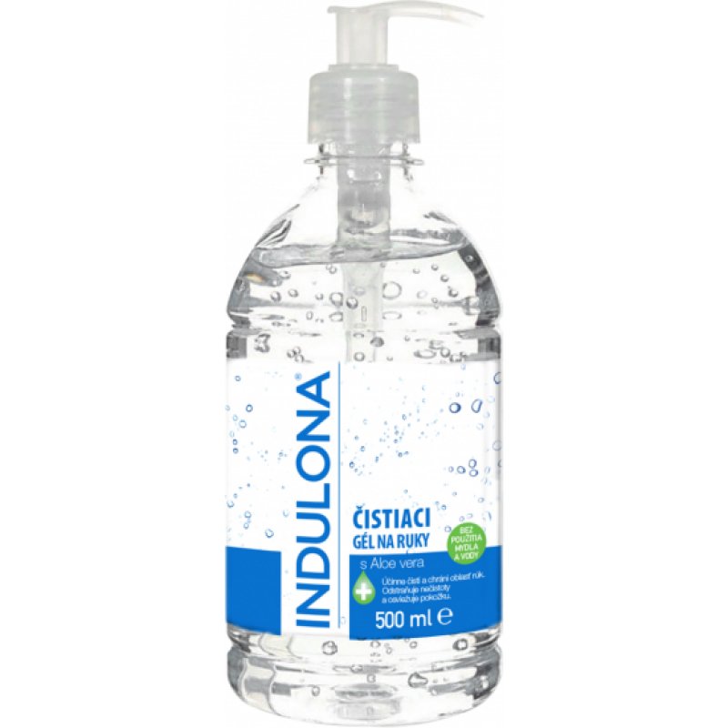 Indulona Aloe Vera čistící gel na ruce, 500 ml