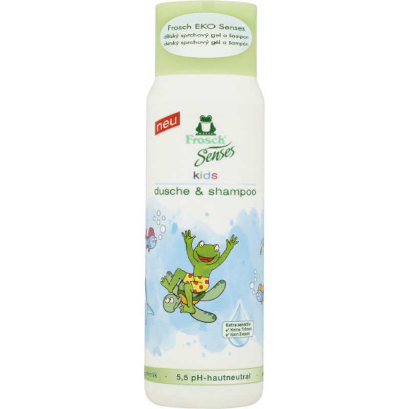 Frosch Eko Senses Kids dětský sprchový gel & šampon, 300 ml