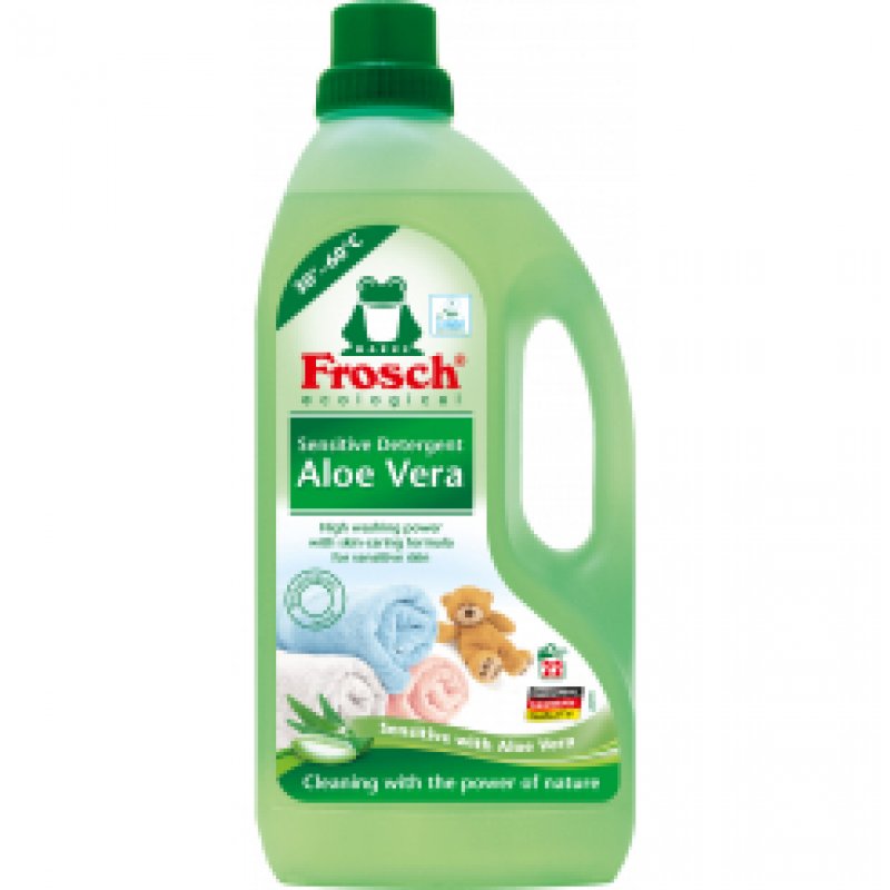 Frosch Sensitive Aloe Vera ekologický prací gel pro miminka, 22 praní, 1,5 l