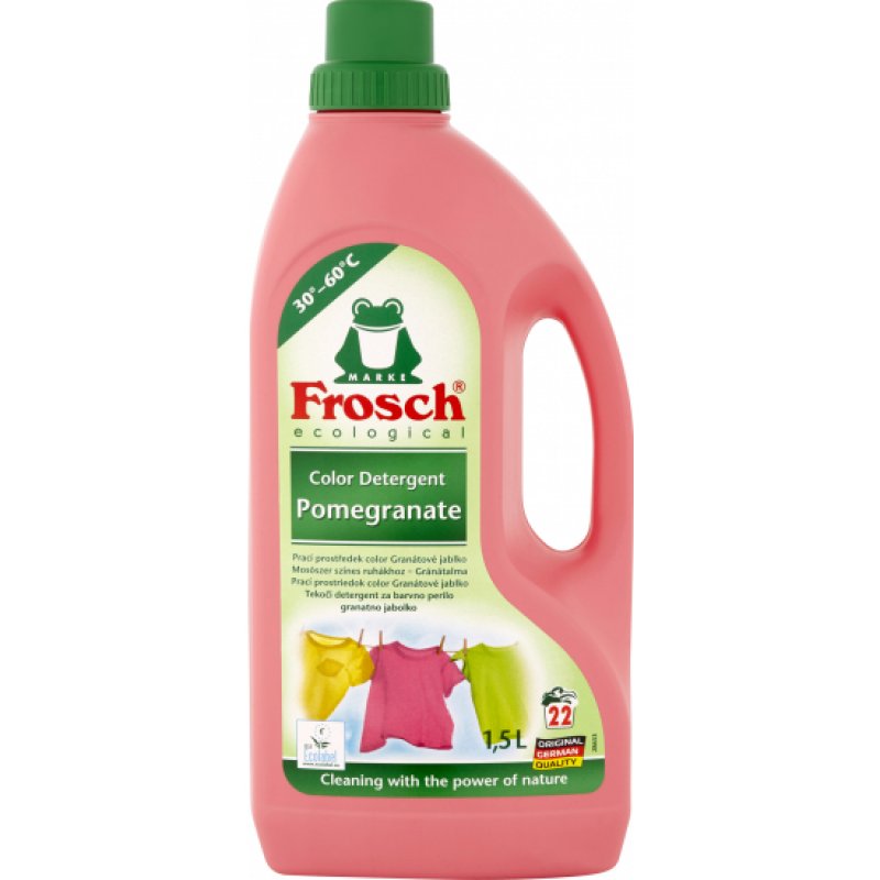 Frosch Color ekologický prací gel, 22 praní, 1,5 l