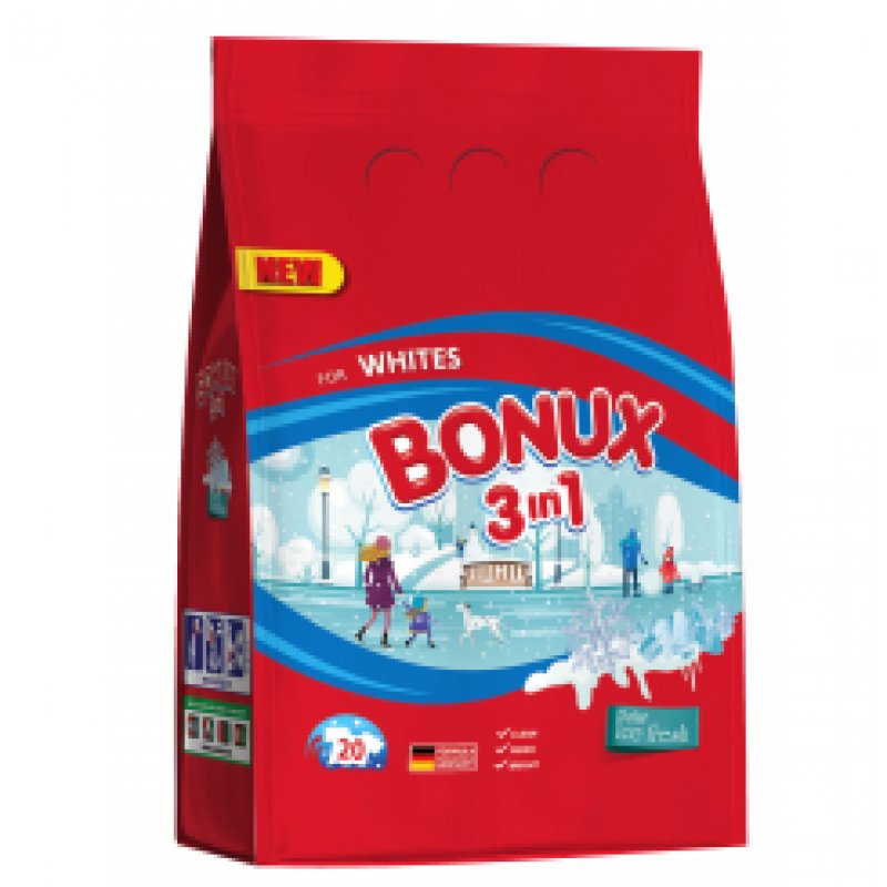 Bonux prací prášek, 20 praní, 1,5 kg