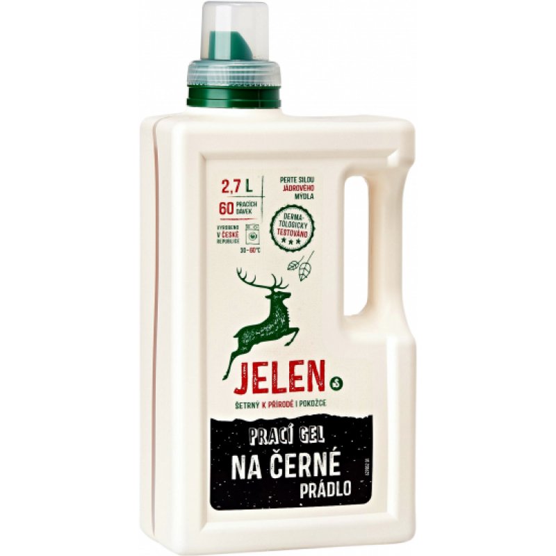 Jelen Black prací gel na černé prádlo, 60 praní, 2,7 l