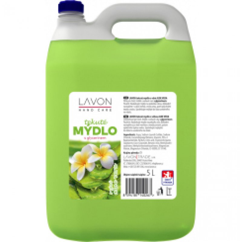 Lavon Hand Care Aloe Vera tekuté mýdlo, 5 l