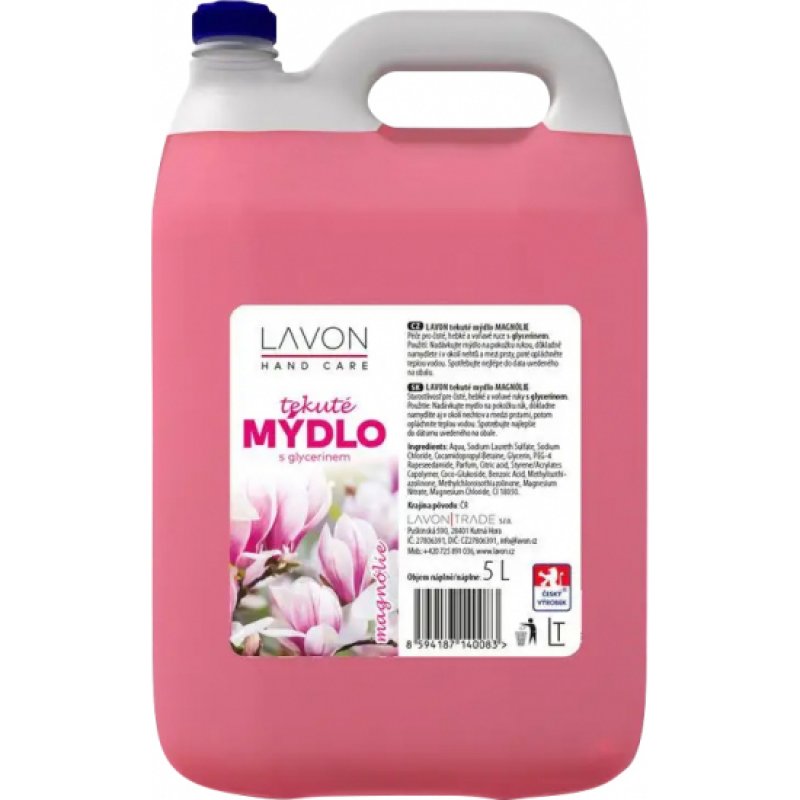 Lavon Hand Care Magnólie tekuté mýdlo, 5