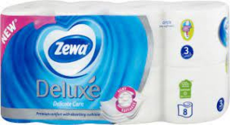 ZEWA Toaletní papír Deluxe Comfort 3vr. 8 rolí