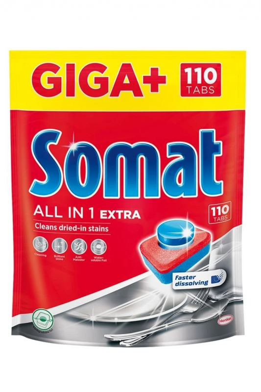 Somat tablety do myčky All in 1 Extra, 110 ks