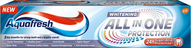 AQUAFRESH ZUBNÍ PASTA 100ML ALL IN ONE WHITENING