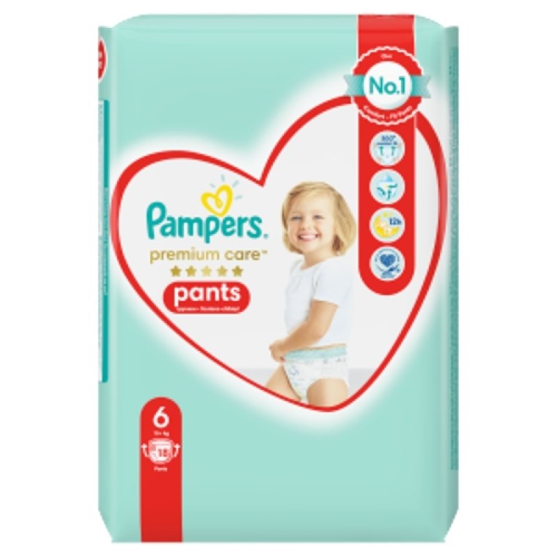 Pampers Prem.kalhot. plenky CP