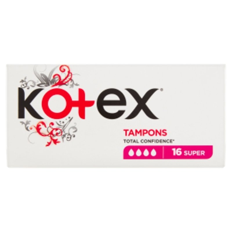 Kotex tampony (16ks/kra) super