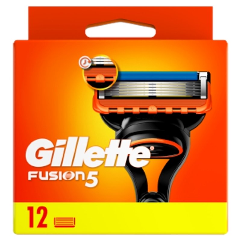 Gillette Fusion 12 ks- náhradní hlavice