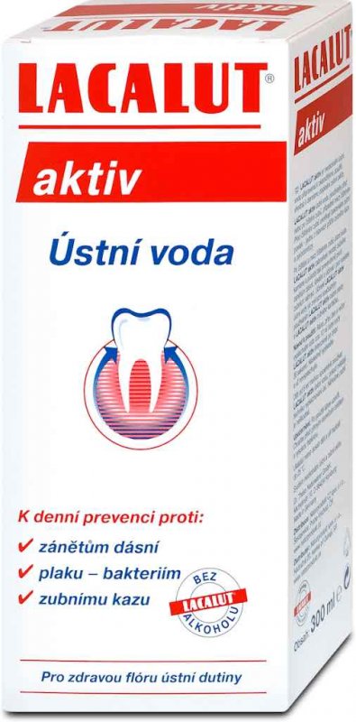 Lacalut ústní voda Aktiv, 300 ml