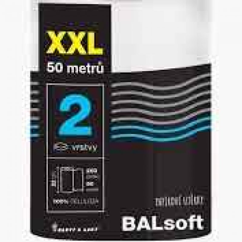 BALsoft XXL 2vrstvé papírové utěrky 50 m, 1 role
