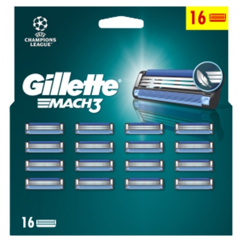 Gillete Mach3 náhr.hlavice (16ks/bli)