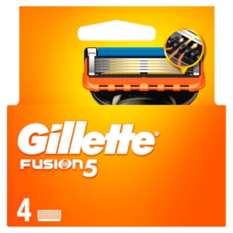 Gillette Fusion -4 ks. náhradní břity