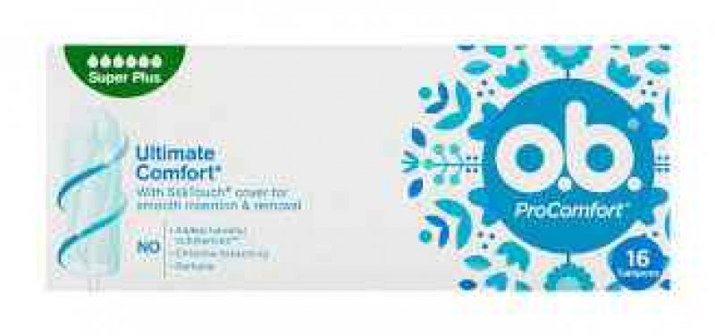 o.b. tampony new (16ks) pc s.plus Blossom