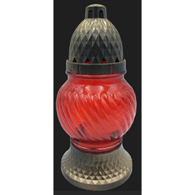 Lampa skleněná 138 MIX 60g v21cm G